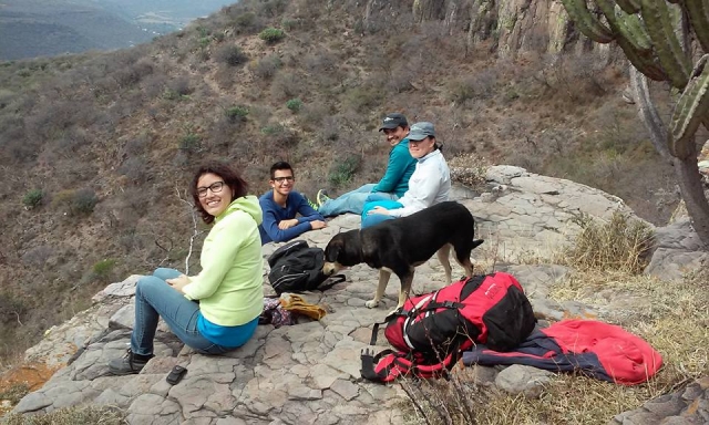 Caminata en grupo